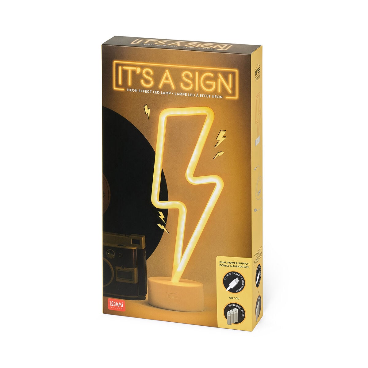 Lampe LED à Effet Néon - Flash - It's a Sign