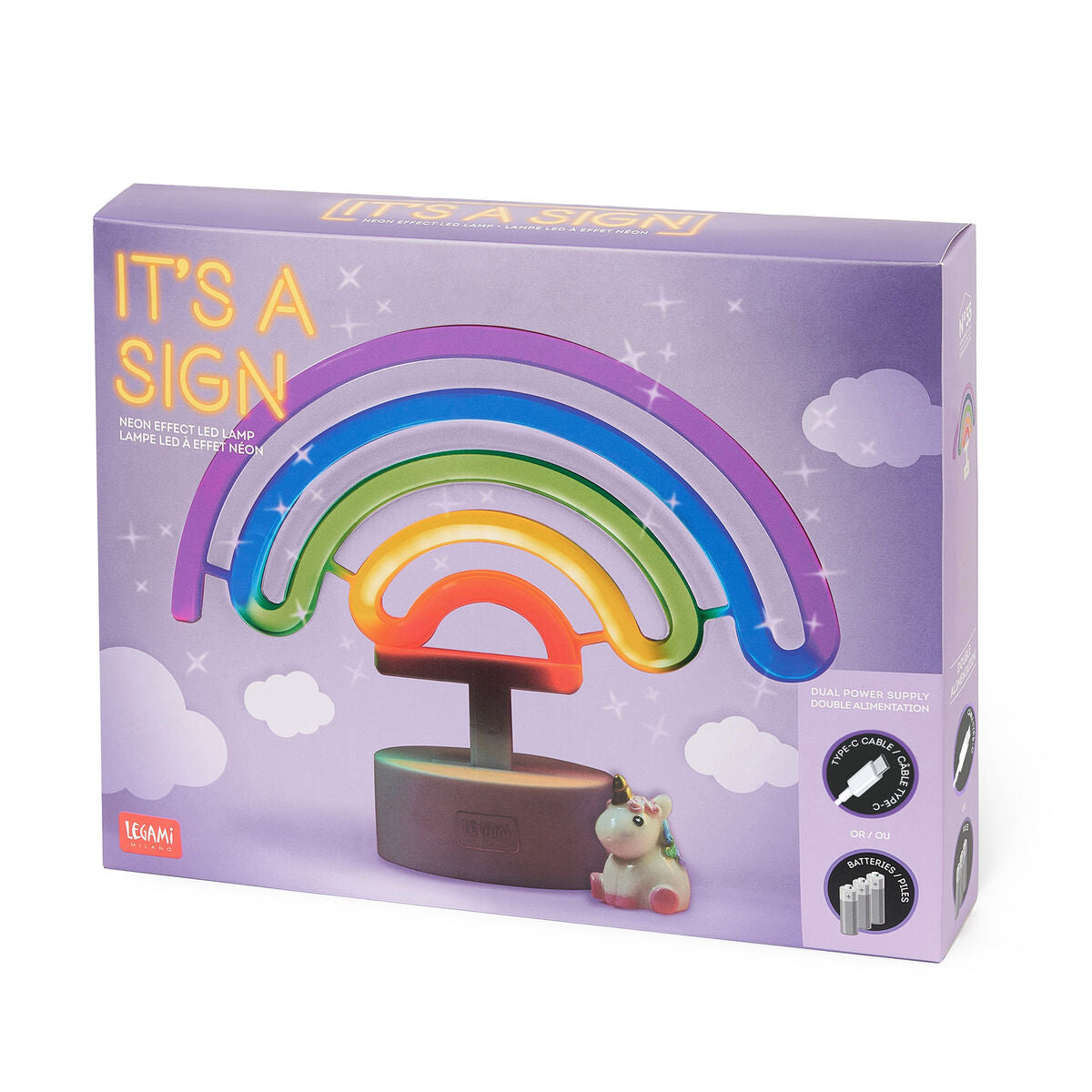Lampe LED à Effet Néon - Rainbow - It's a Sign