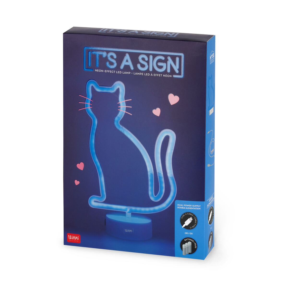 Lampe LED à Effet Néon - Kitty - It's a Sign