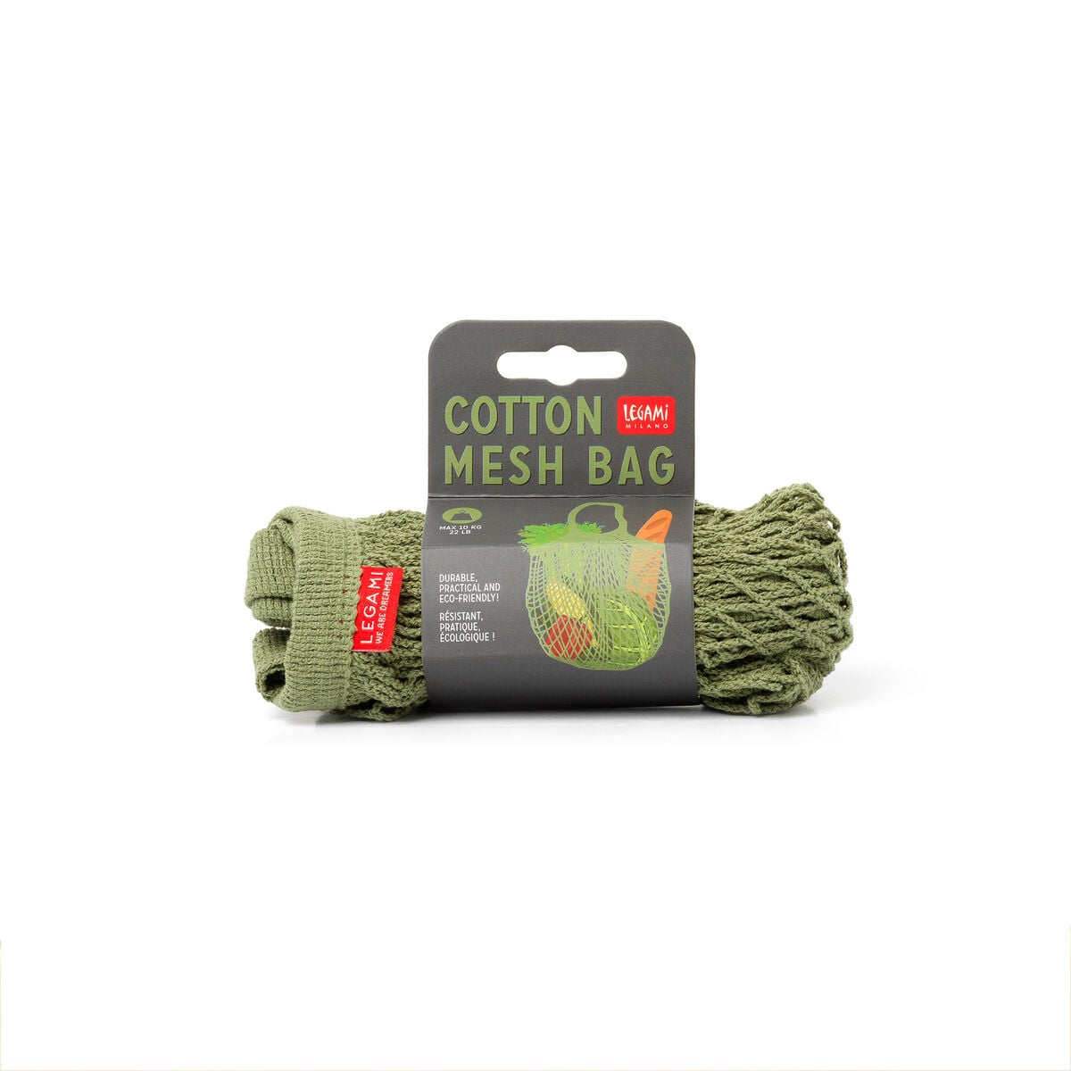 Sac en Maille de Coton Green - Cotton Mesh Bag