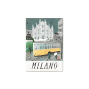 Aimant Illustré Milan - World Cities Collection