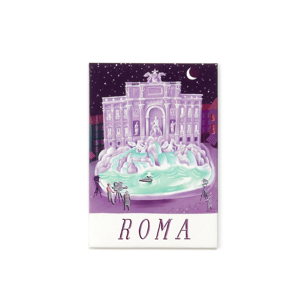 Aimant Illustré Rome - World Cities Collection