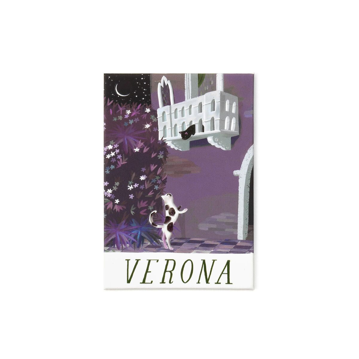 Aimant Illustraté Vérone - Collection Villes du Monde