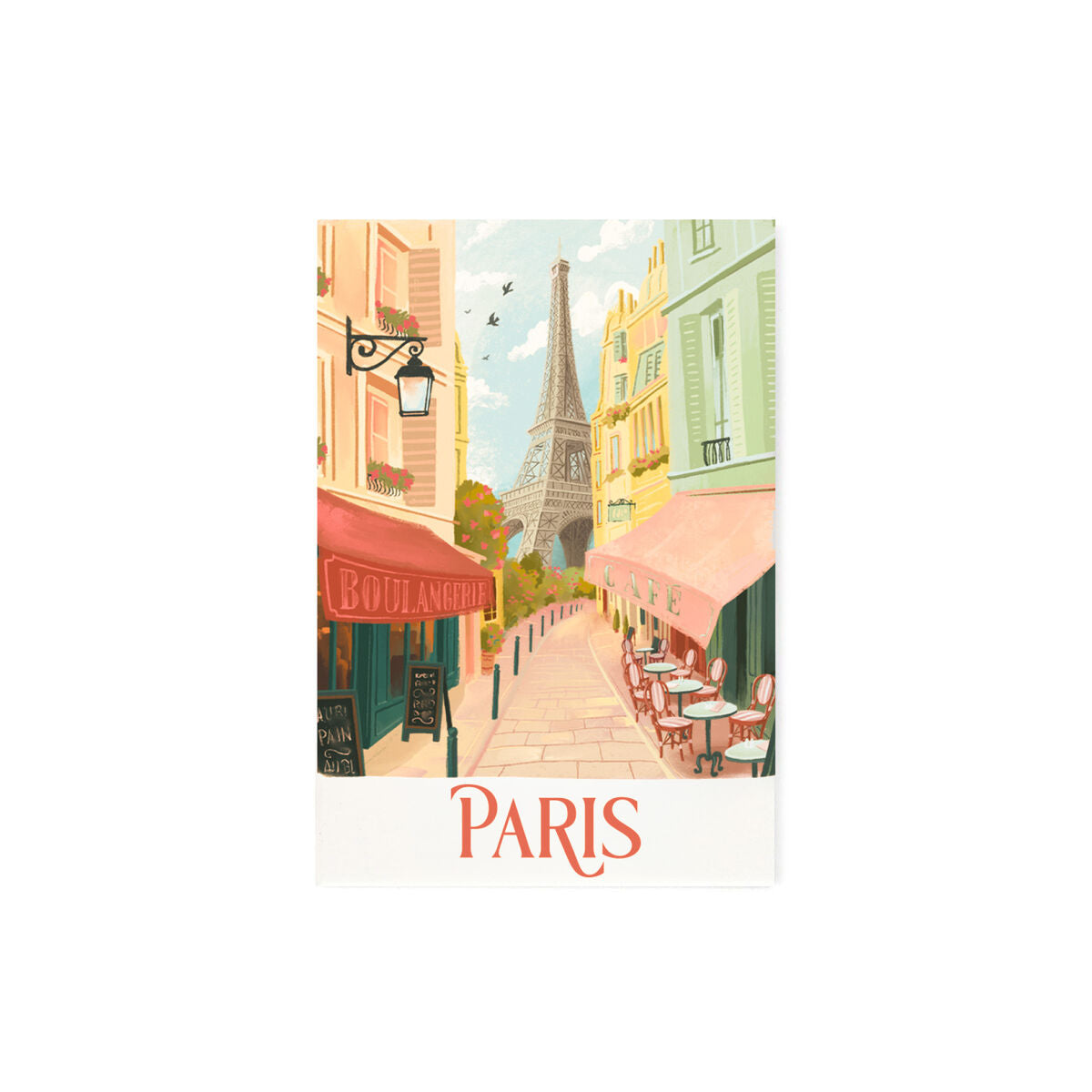 Aimant Illustraté Paris - Collection Villes du Monde
