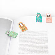 Set de 4 Marque-pages Magnétiques - Never Stop Reading