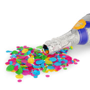 Bouteille Canon à Confettis Silver - Maxi Bottle Party Popper