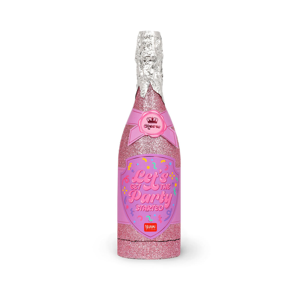 Bouteille Canon à Confettis Pink - Maxi Bouteille Party Popper