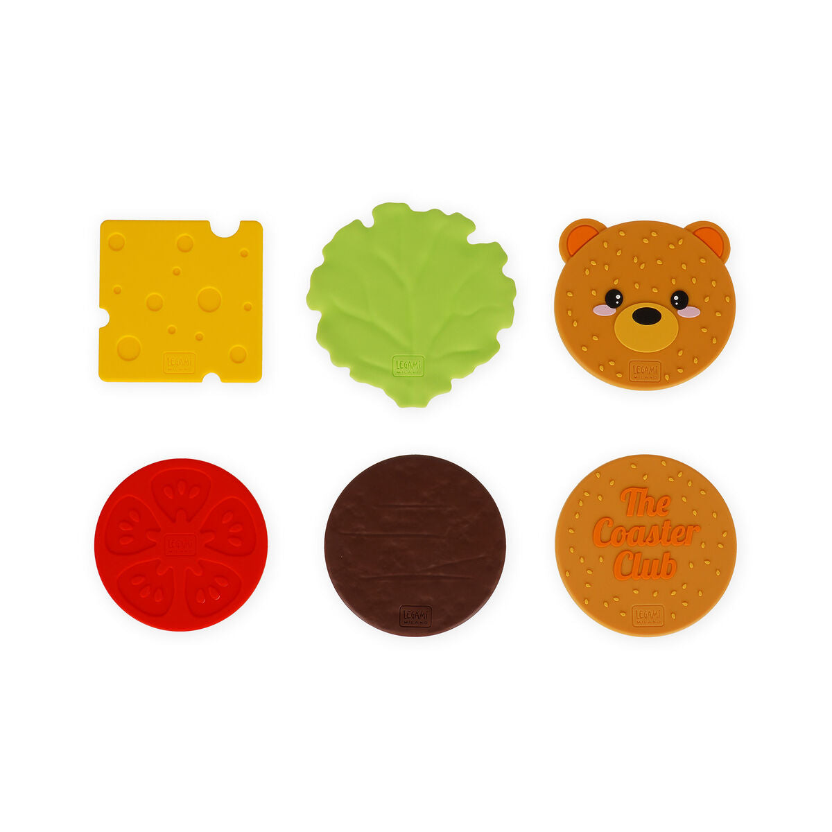 Set de 6 Dessous de verre - The Coaster Club - Teddy Bear