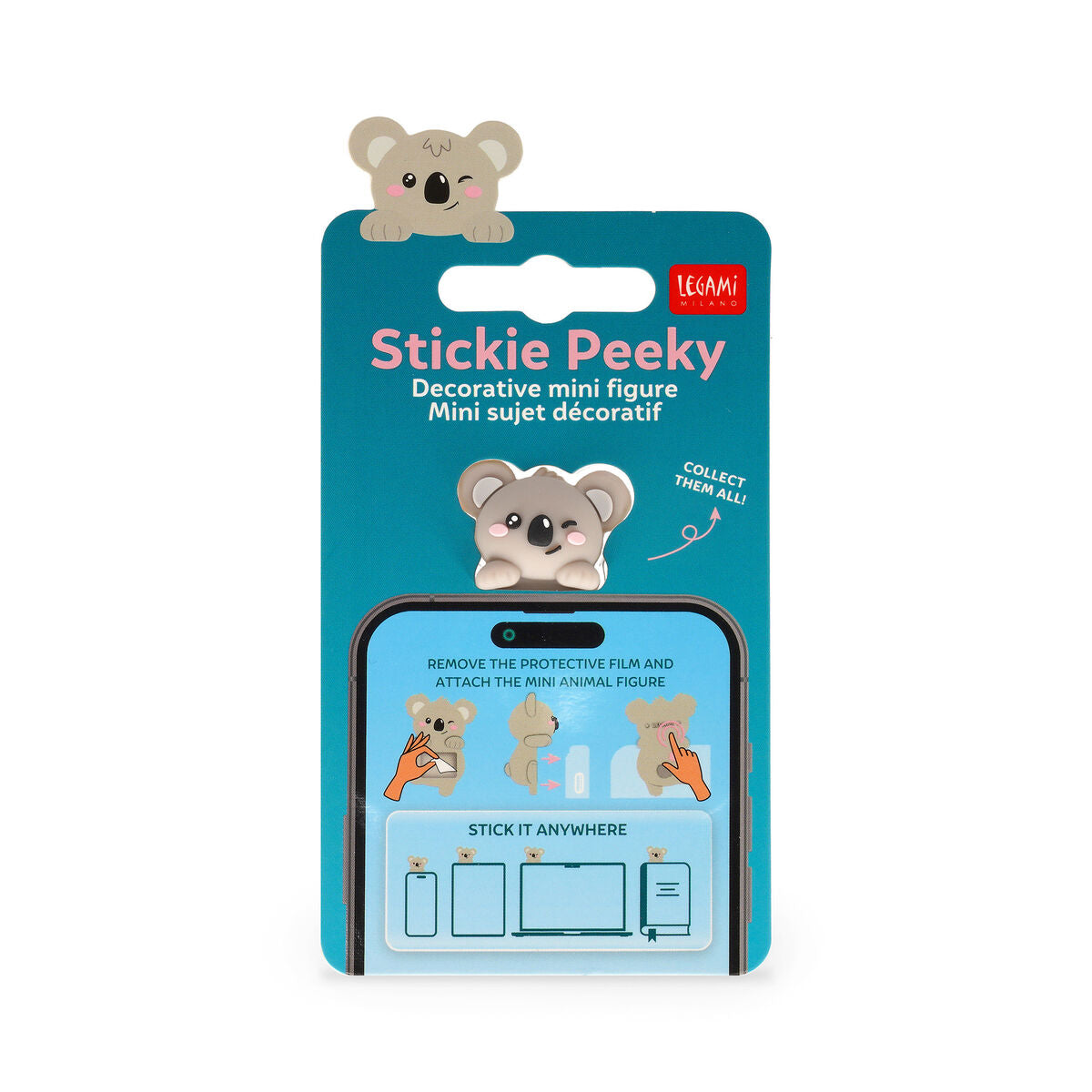 Sujet Décoratif Adhésif - Stickie Peeky - Koala