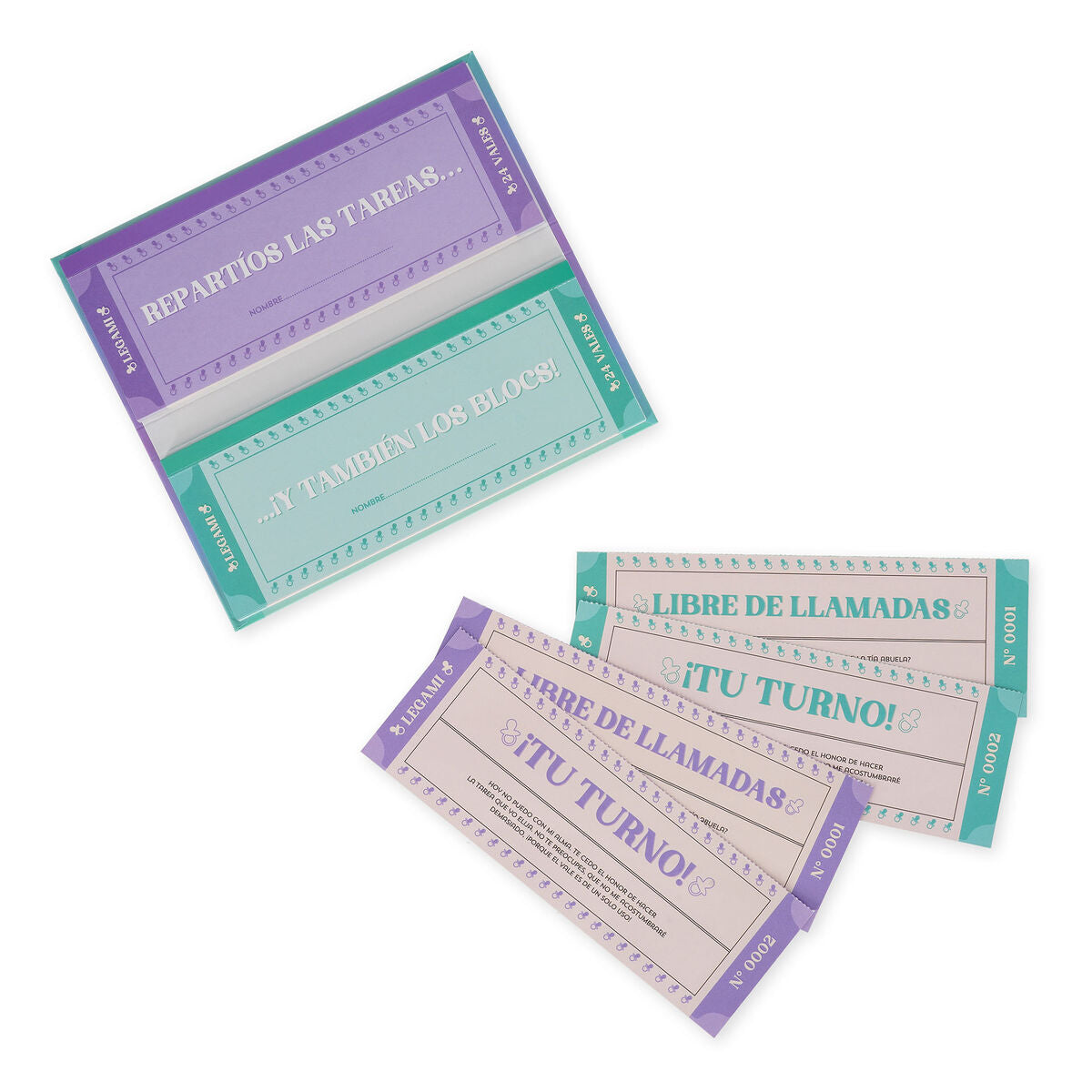 Carnet de 48 Bons - Espagnol