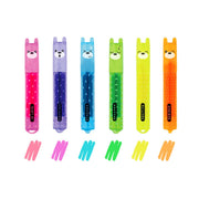 Set de 6 Mini Surligneurs Ours en peluche - Teddy , l'humeur