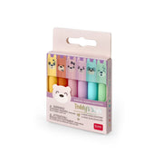 Set de 6 Mini Surligneurs Teddy Bear - Teddy’s Style