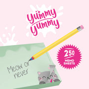 Bloc-Notes Kitty - Yummy Yummy Memo Pad