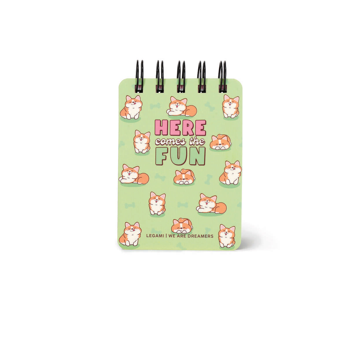 Cahier Ligné à Couverture Rigide Illustré - Corgi - Bloc-mémo - Avec Spirale