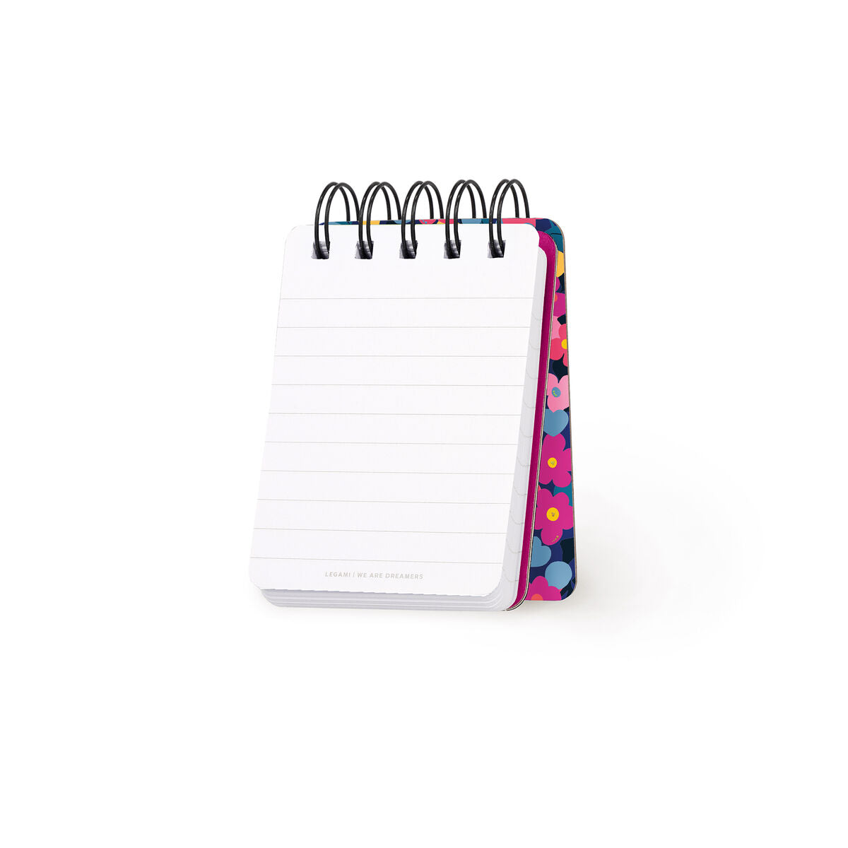 Cahier Ligné à Couverture Rigide Illustrée - Flowers - Bloc-mémo - Avec Spirale