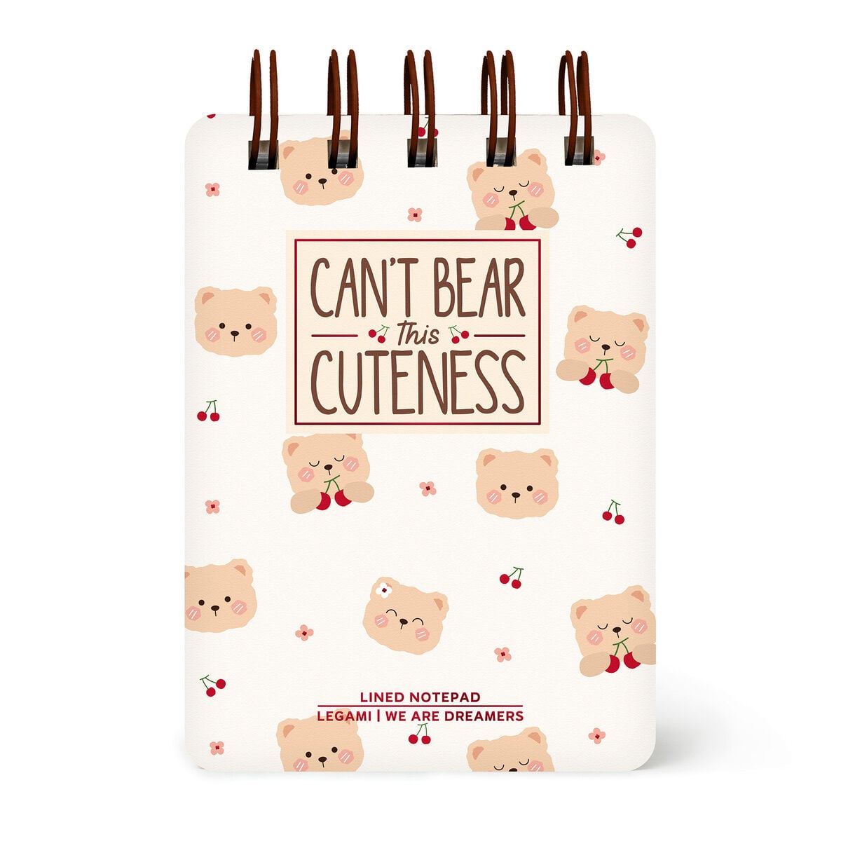 Cahier Ligné à Couverture Rigide Illustré - Teddy Bear - Bloc-mémo - Avec Spirale