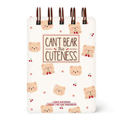 Cahier Ligné à Couverture Rigide Illustré - Teddy Bear - Bloc-mémo - Avec Spirale