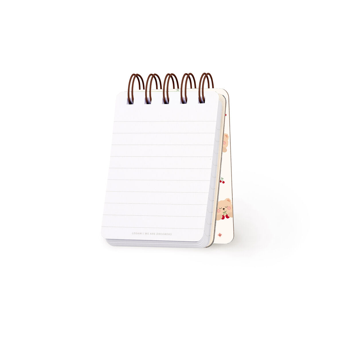 Cahier Ligné à Couverture Rigide Illustrée - Teddy Bear - Bloc-mémo - Avec Spirale