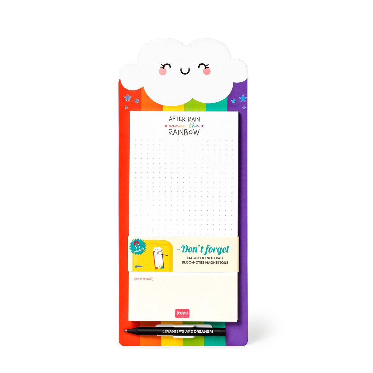 Blocs-Notes Magnétique Rainbow - Don’t Forget