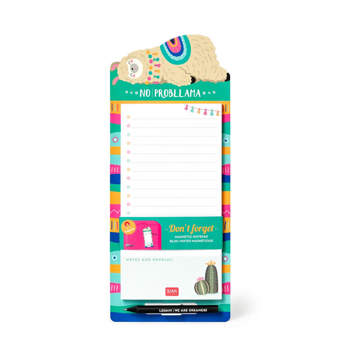 Blocs-Notes Magnétique Llama - Don’t Forget