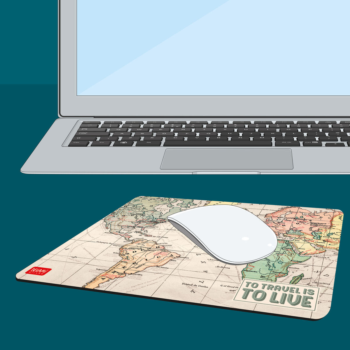 Tapis de Souris Travel Map - Mousepad