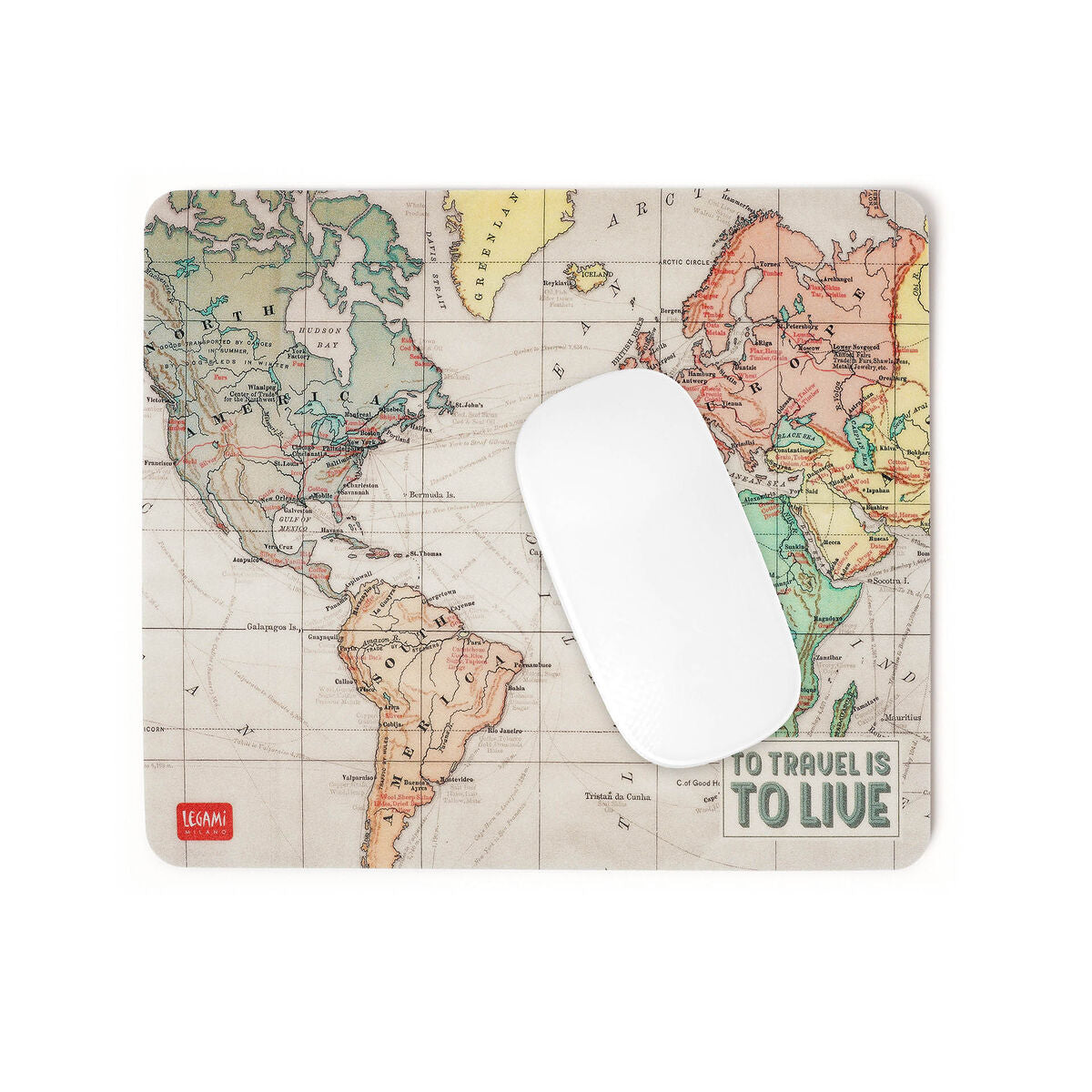 Tapis de Souris Travel Map - Mousepad
