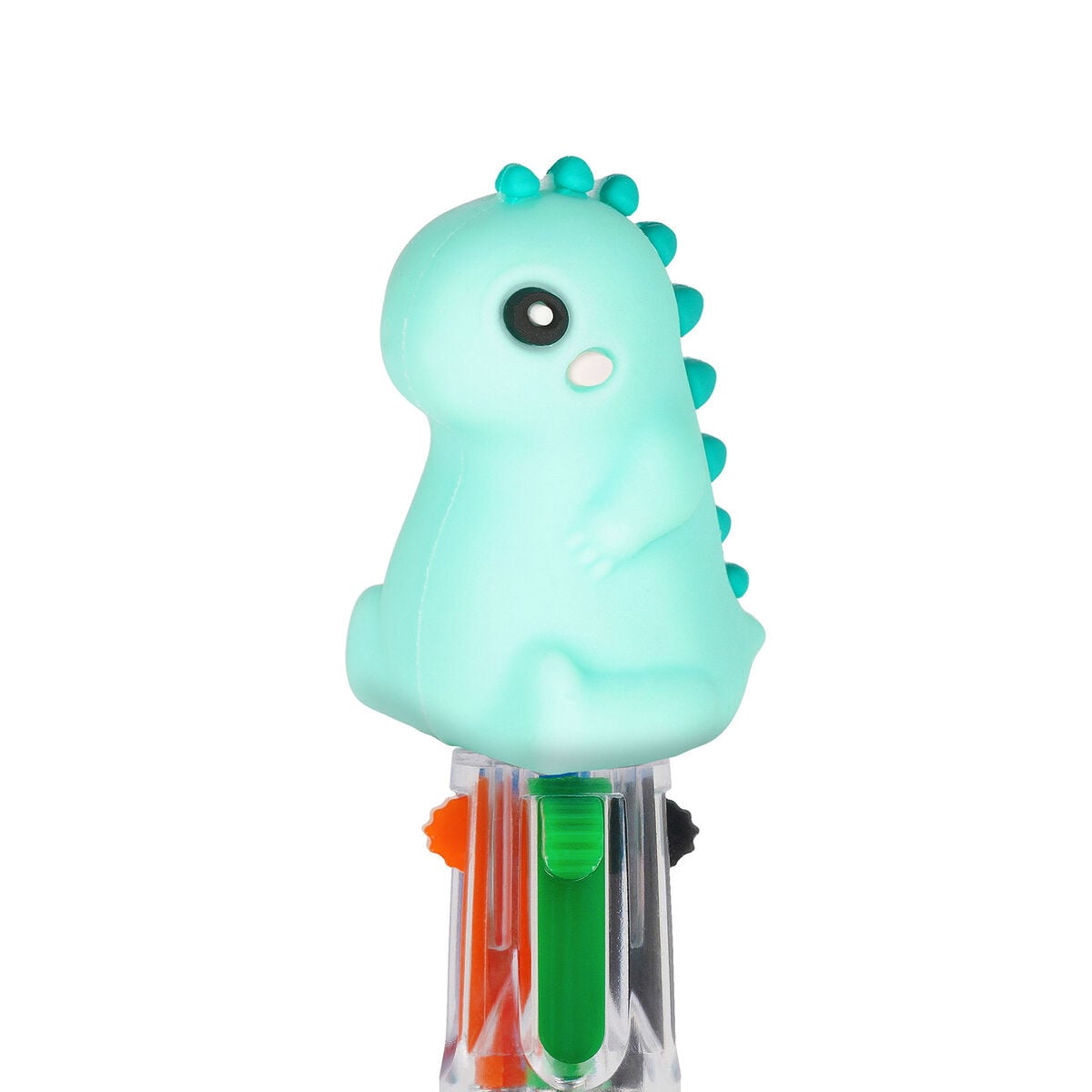 Mini Stylo à Bille 4 Couleurs - Dino - Mini Magic Rainbow