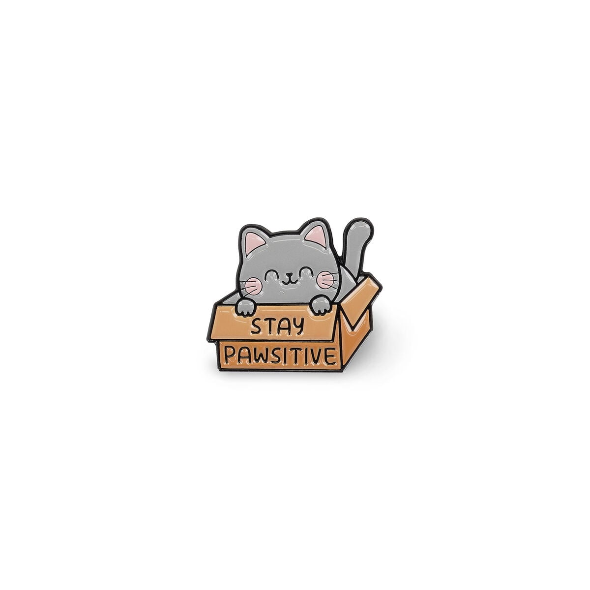 Broche en Métal Émaillé Kitty - Pin Your Style!