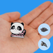 Broche en Métal Émaillé Panda - Pin Your Style!