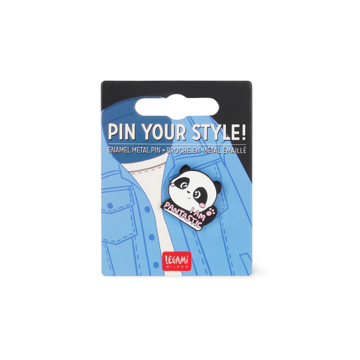 Broche en Métal Émaillé Panda - Pin Your Style!