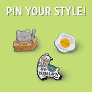 Broche en Métal Émaillé Llama - Pin Your Style!