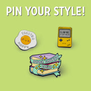 Broche en Métal Émaillé Book Lover - Pin Your Style!