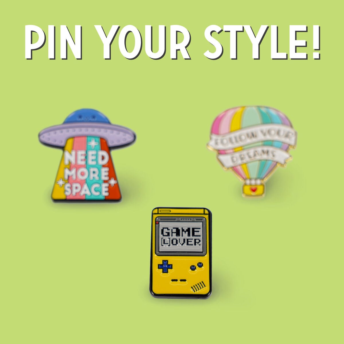 Broche en Métal Émaillé Game Lover - Pin Your Style!