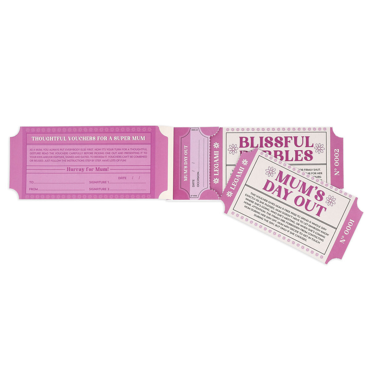 Carnet de 24 Bons pour Maman - Anglais - Gift Vouchers