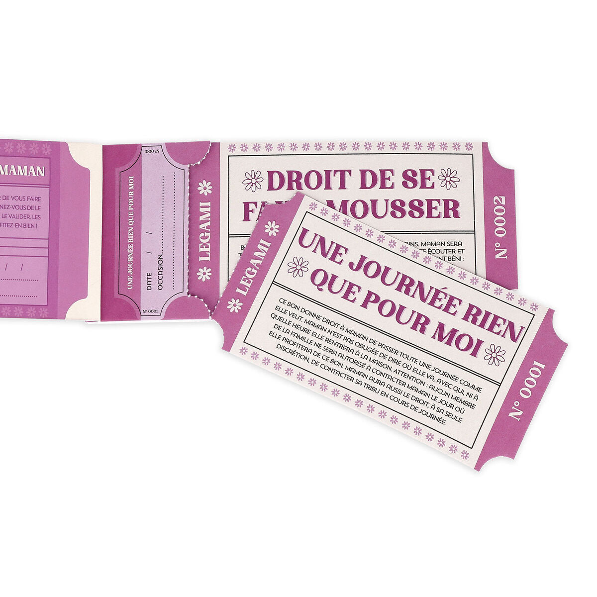 Carnet de 24 Bons pour Maman - Français - Gift Vouchers