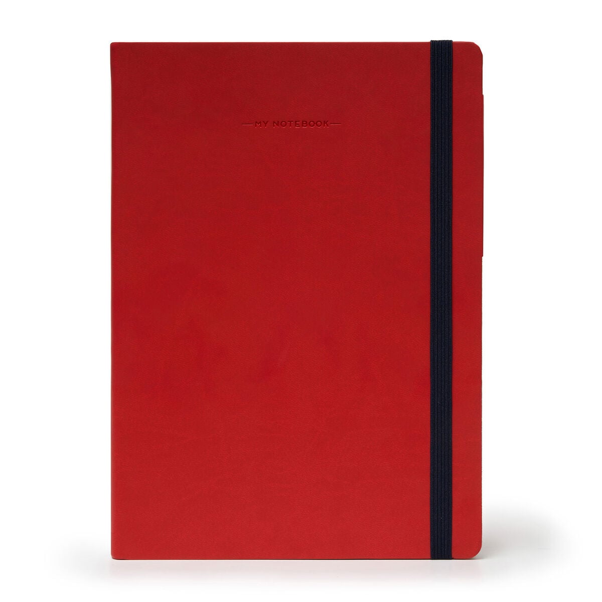 Carnet Pages Blanches avec Couverture Souple Unie - Red - My Notebook