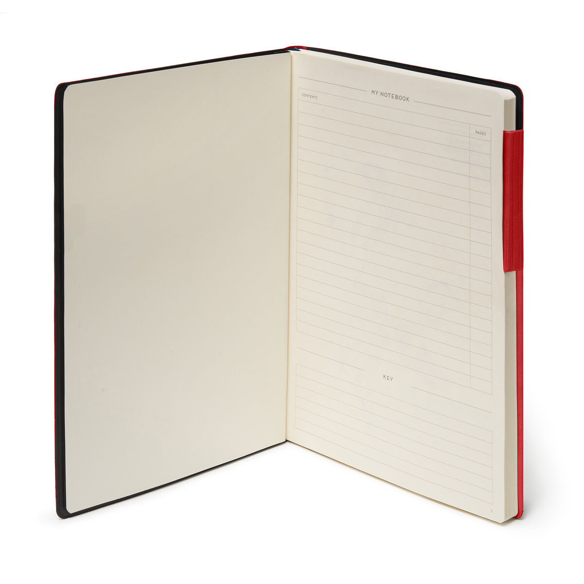 Carnet Pages Blanches avec Couverture Souple Unie - Red - My Notebook