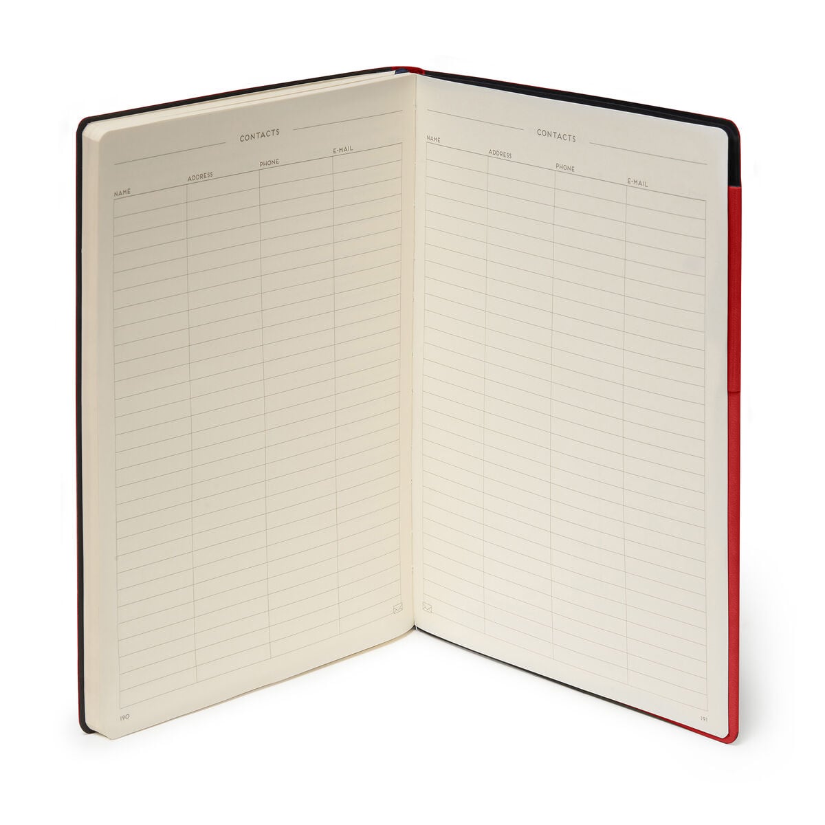 Carnet Pages Blanches avec Couverture Souple Unie - Red - My Notebook