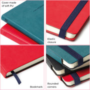 Carnet Pages Blanches avec Couverture Souple Unie - Malachite Green - My Notebook
