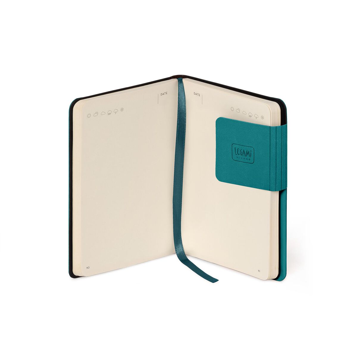Carnet Pages Blanches avec Couverture Souple Unie - Malachite Green - My Notebook