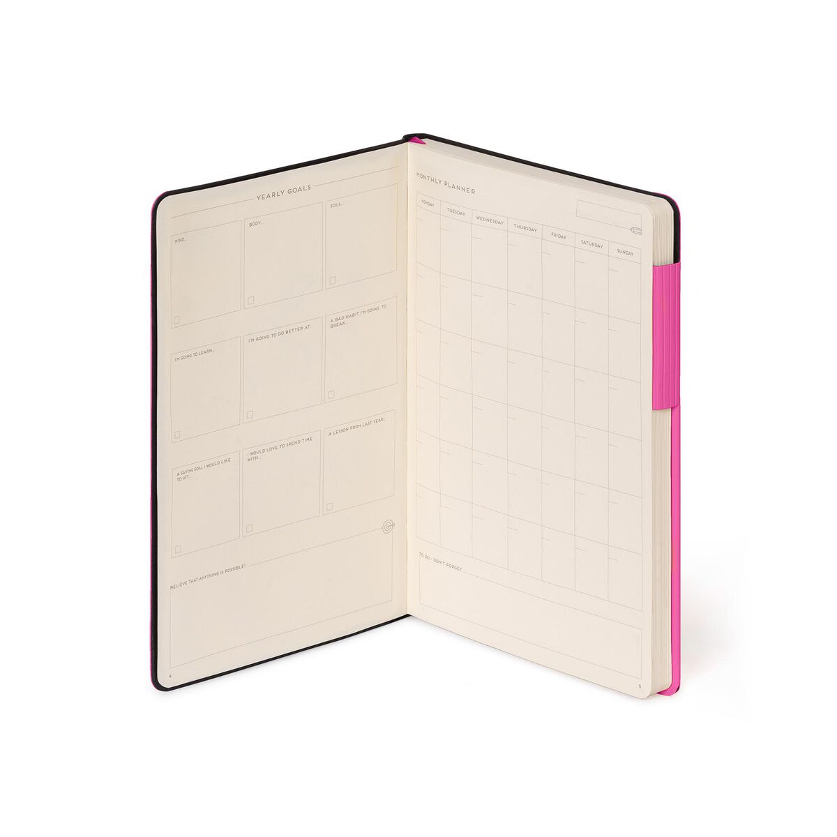 Carnet Pages Blanches avec Couverture Souple Unie - Bougainvillea - My Notebook