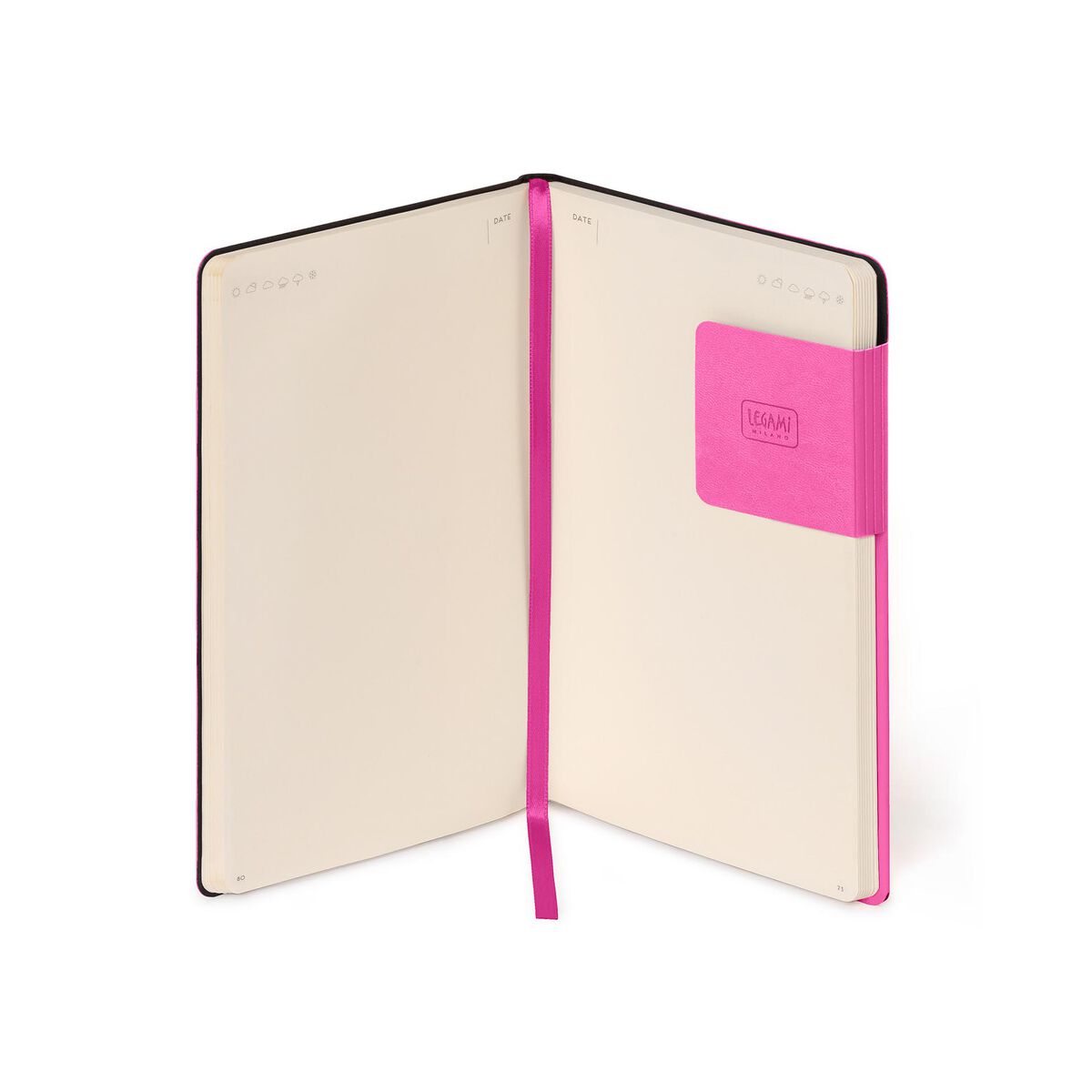 Carnet Pages Blanches avec Couverture Souple Unie - Bougainvillea - My Notebook