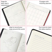 Carnet Pages Blanches avec Couverture Souple Unie - Malachite Green - My Notebook