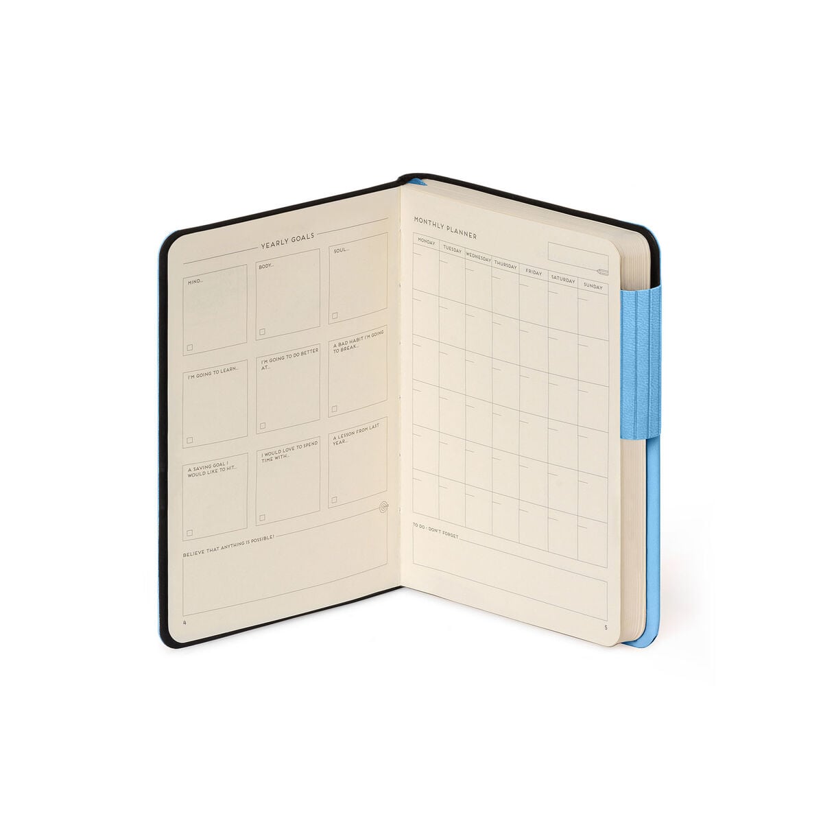 Carnet Ligné avec Couverture Souple Unie - Retro Blue - My Notebook