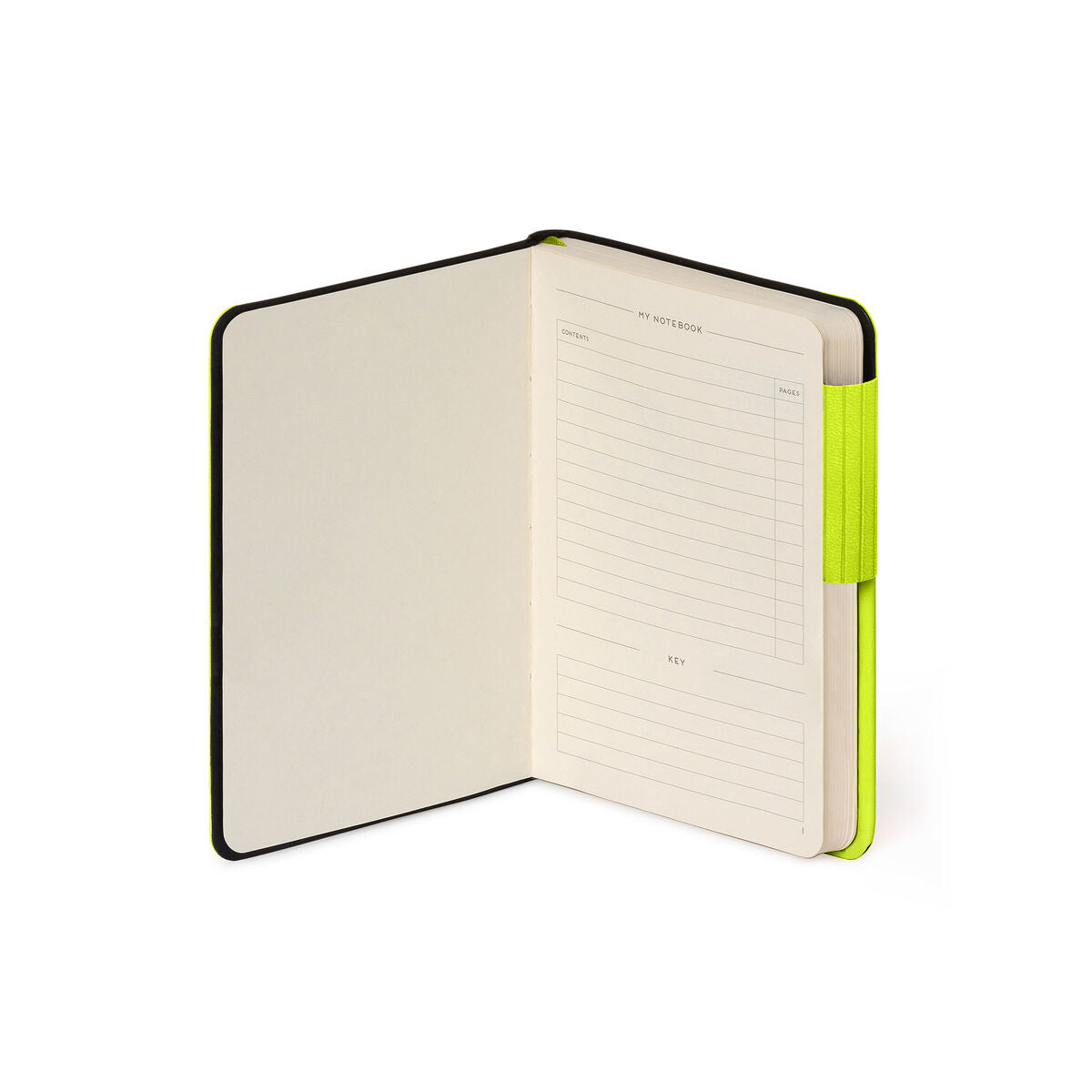 Carnet Ligné avec Couverture Souple Unie - Chartreuse - My Notebook