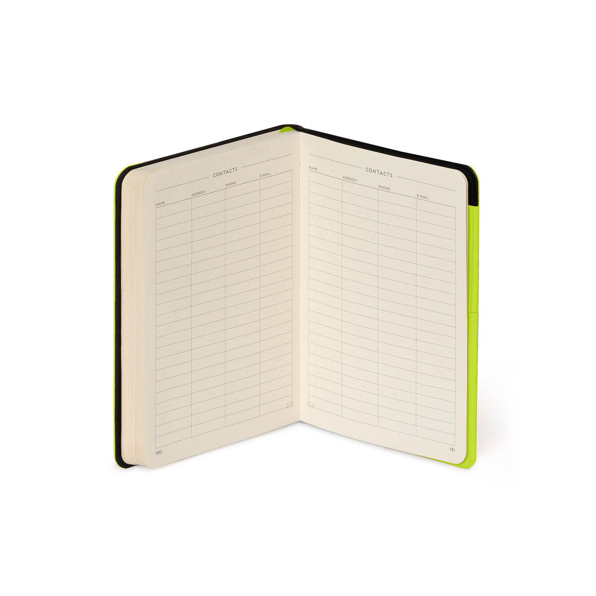 Carnet Ligné avec Couverture Souple Unie - Chartreuse - My Notebook
