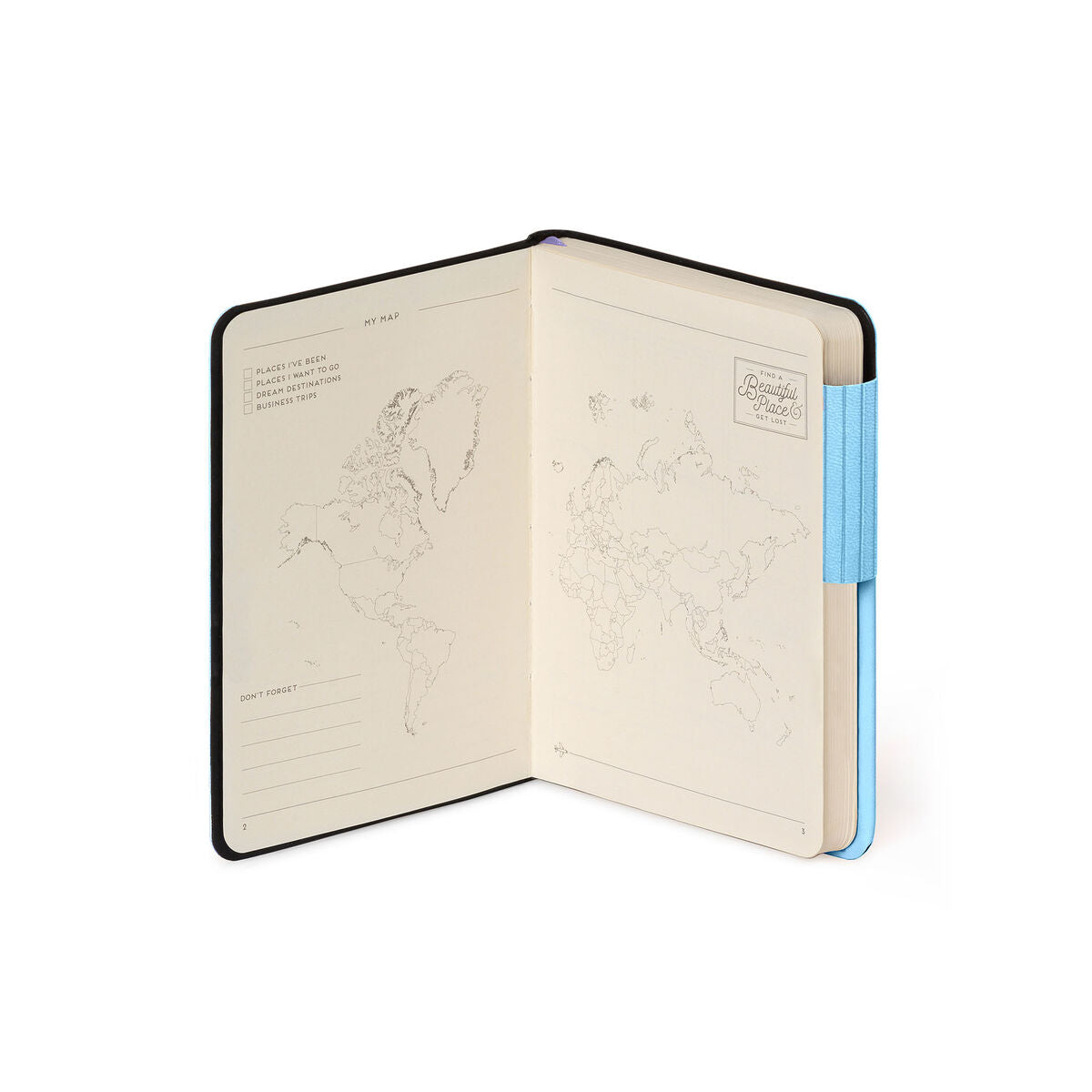 Carnet Pages Blanches avec Couverture Souple Unie - Aura - My Notebook