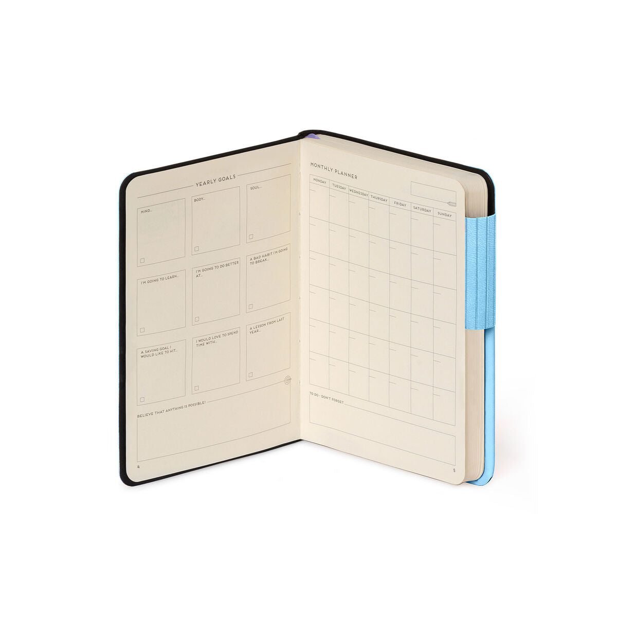 Carnet Pages Blanches avec Couverture Souple Unie - Aura - My Notebook