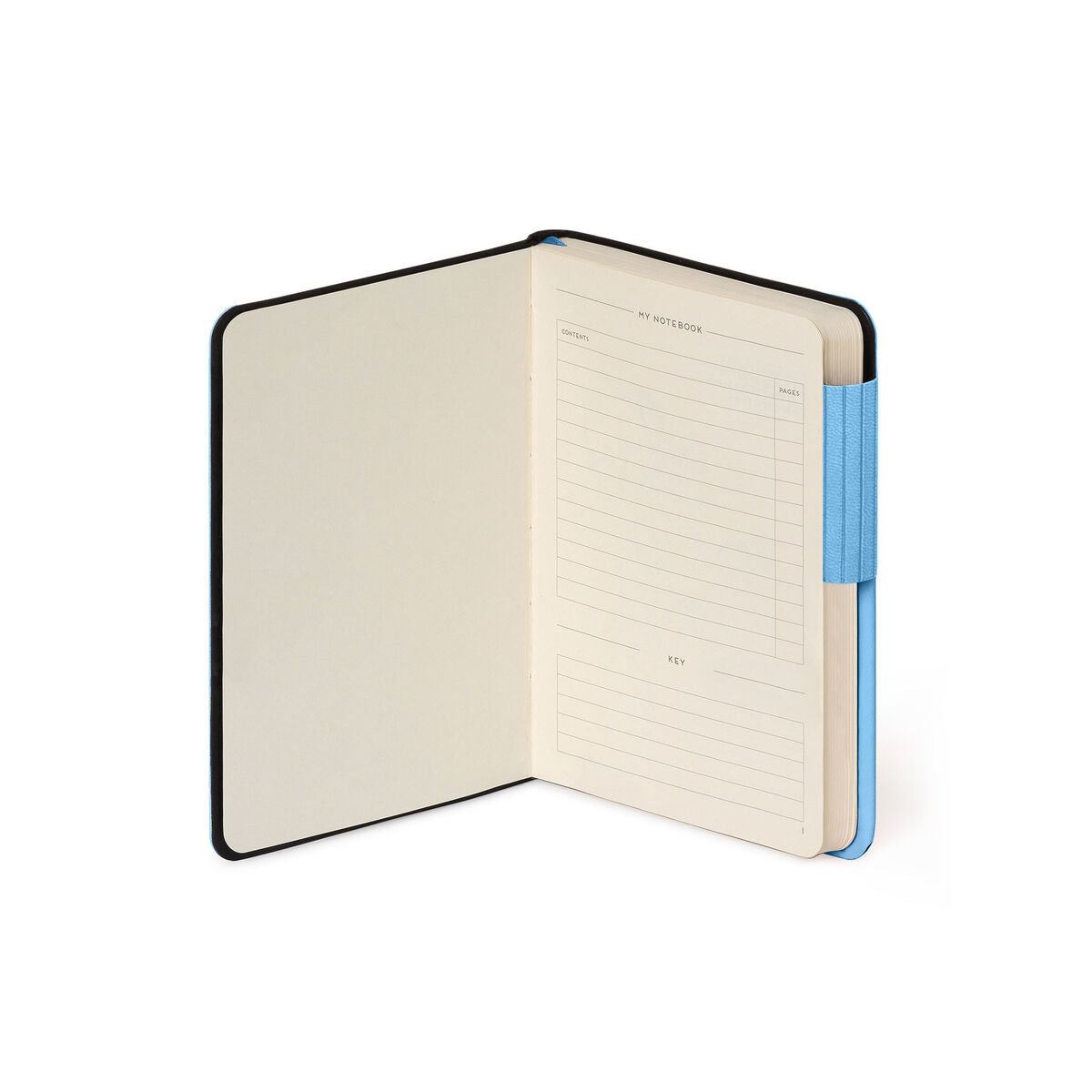 Carnet Pages Blanches avec Couverture Souple Unie - Retro Blue - My Notebook
