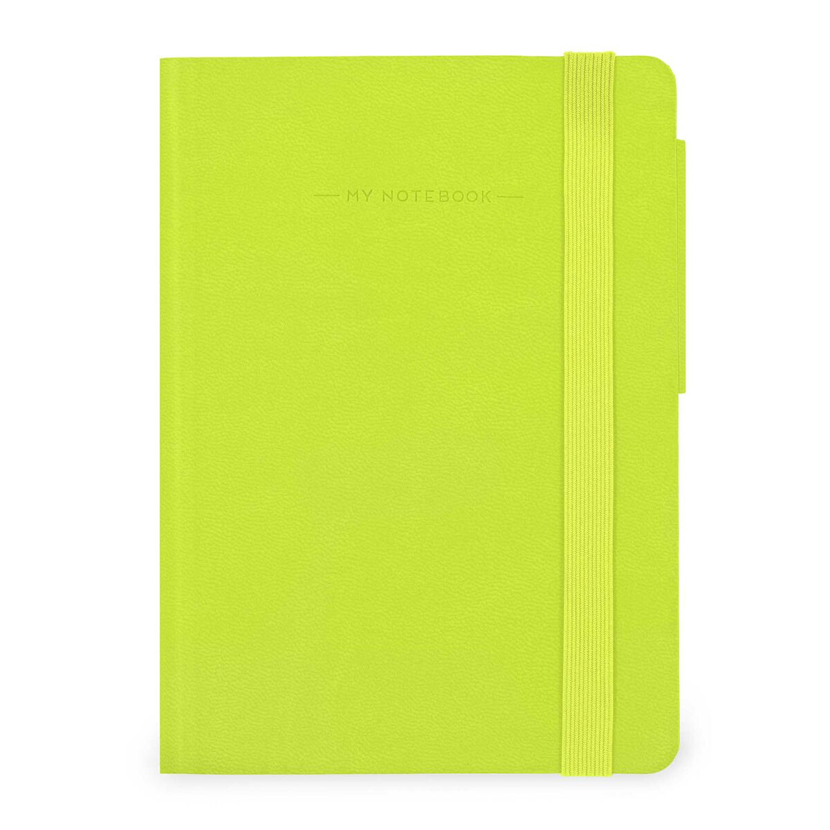 Carnet Pages Blanches avec Couverture Souple Unie - Chartreuse - My Notebook